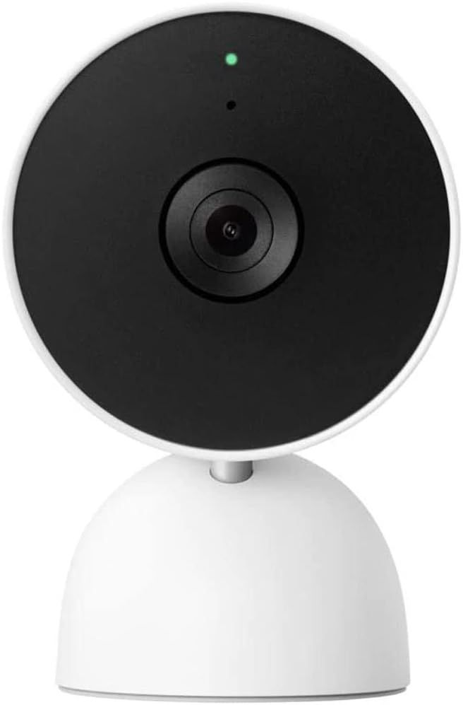 Google Nest Cam 2nd Gen (Indoor Wired) - White by Google - Refurbished - Premium condition - US$121.99