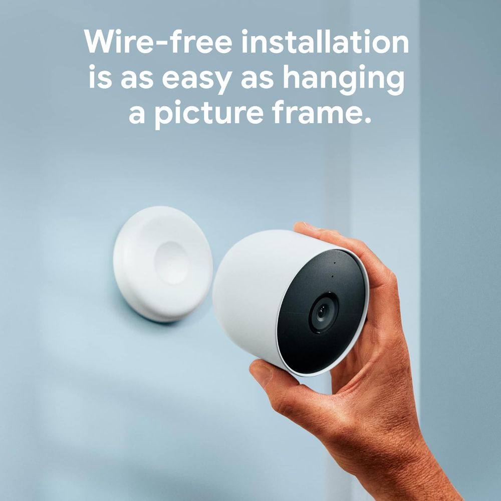Google Nest Cam (Battery) for Outdoor or Indoor 2nd Gen (G3AL9) 2-Packs - Snow by Google - Image 11