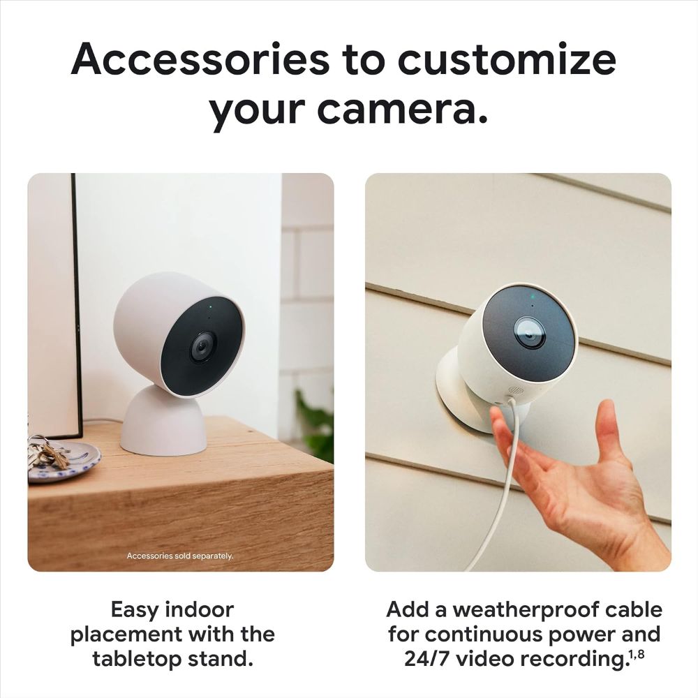 Refurbished Google Nest Cam (Battery) for Outdoor or Indoor 2nd
