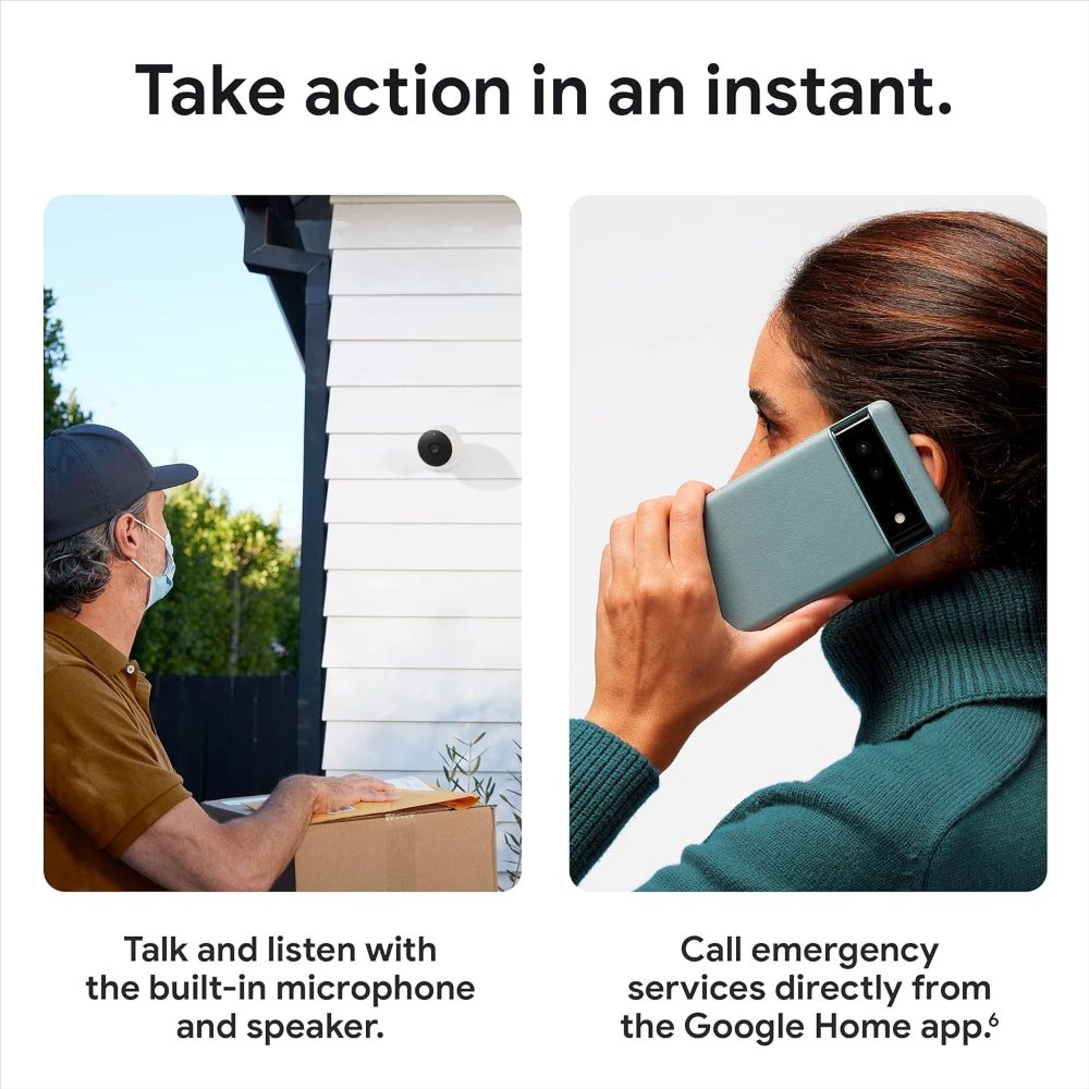Refurbished Google Nest Cam (Battery) for Outdoor or Indoor 2nd