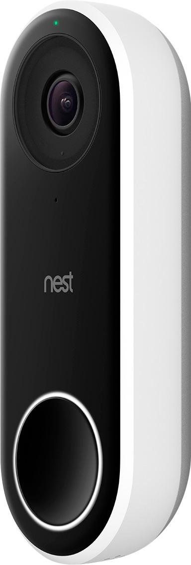 Google Nest Doorbell (wired) Smart Wi-Fi Video Doorbell - White/Black by Google - Image 3