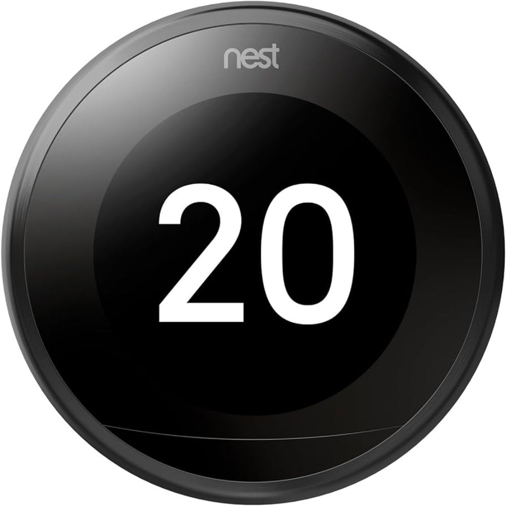 Google Nest Learning Smart Wifi Thermostat (Gen 3) - Black by Google - Refurbished - Very Good condition - US$167.49