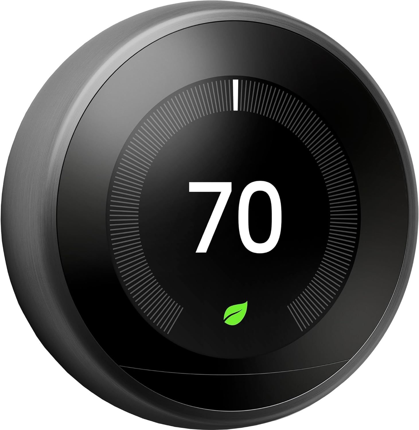 Google Nest Learning Smart Wifi Thermostat (Gen 3) - Black by Google - Image 2