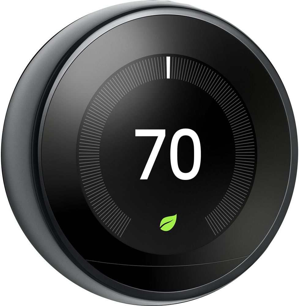 Google Nest Learning Smart Wifi Thermostat (Gen 3) - Mirror Black by Google - Image 2