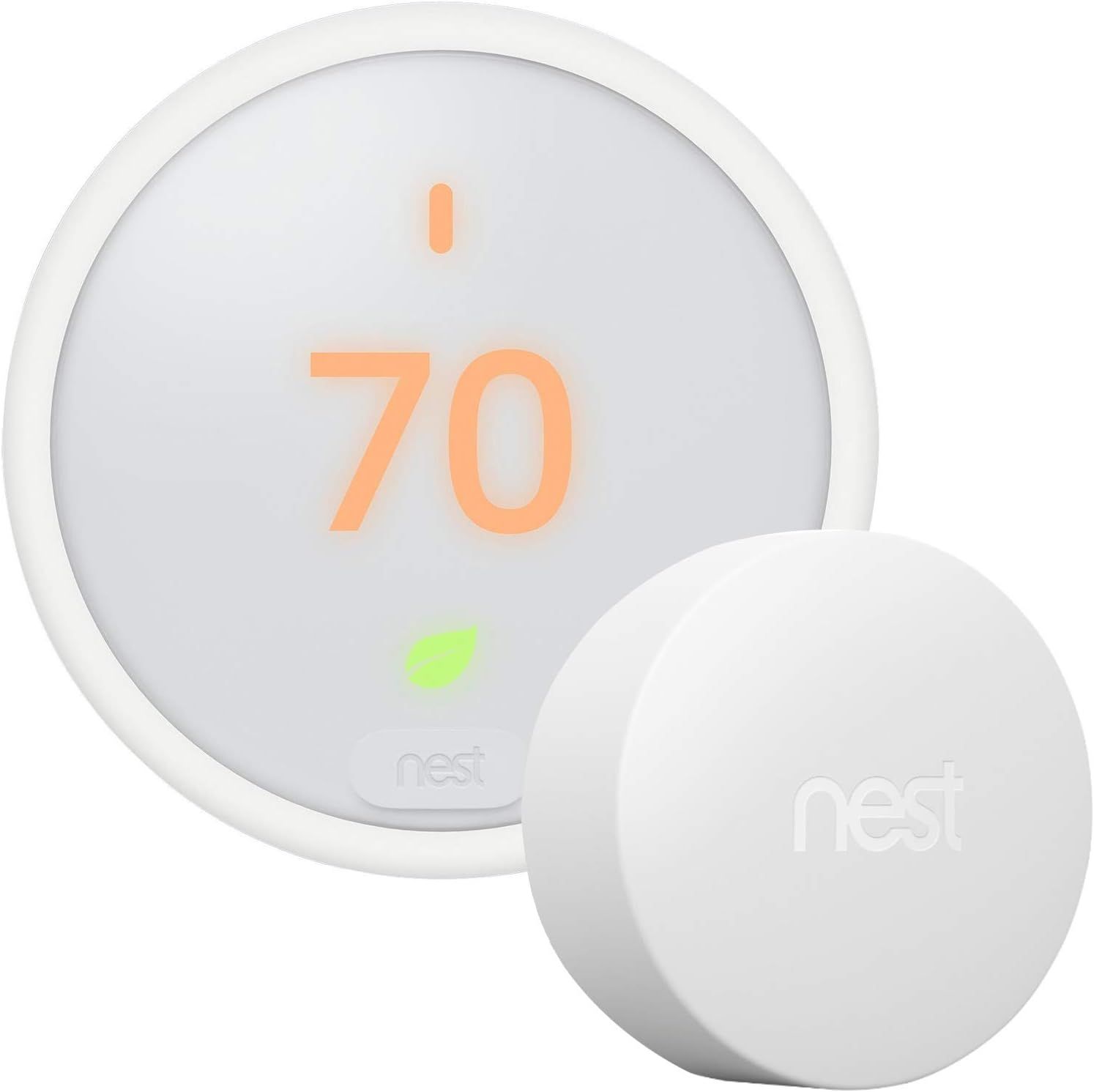 Google Nest Smart Thermostat E (3rd Gen) - Frosted White by Google - Refurbished - Very Good condition - US$91.48