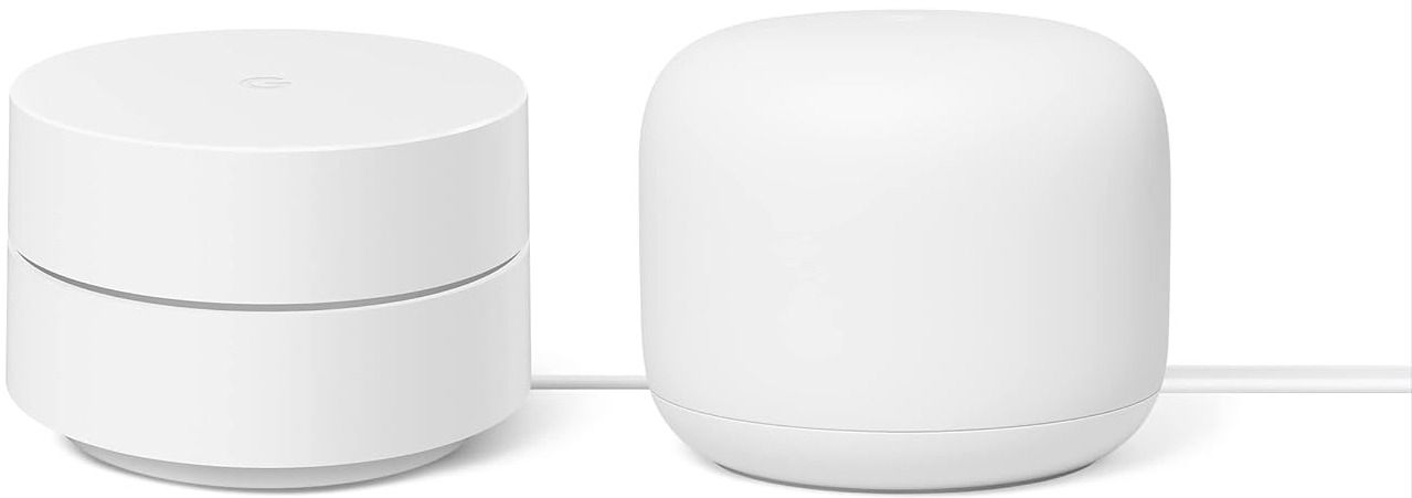 Google Nest Wifi (2nd Gen) - 1 Router 2 Point - White by Google - Image 2