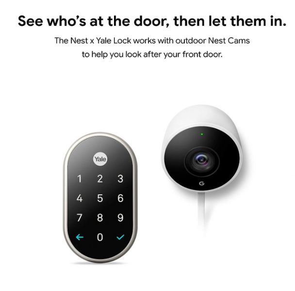 Google Nest x Yale Tamper-Proof Smart Lock - Satin Nickel by Google - Image 3