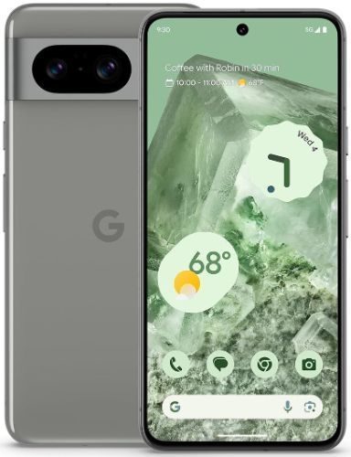 Google Pixel 8 (5G) - 128GB - Hazel - Unlocked by Google - Refurbished - Very Good condition - US$228.47