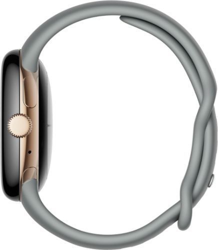 Google Pixel Watch 1 (Bluetooth) - 32GB - 41mm - Champagne Gold Stainless Steel Case with Hazel Fluoroelastomer Active Band by Google - Image 3