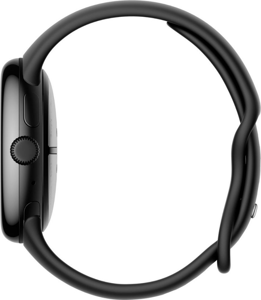 Google Pixel Watch 3 (Bluetooth) - 32GB - 45mm - Matte Black 100% Recycled Aluminum Case with Obsidian Fluoroelastomer Active Band by Google - Image 3