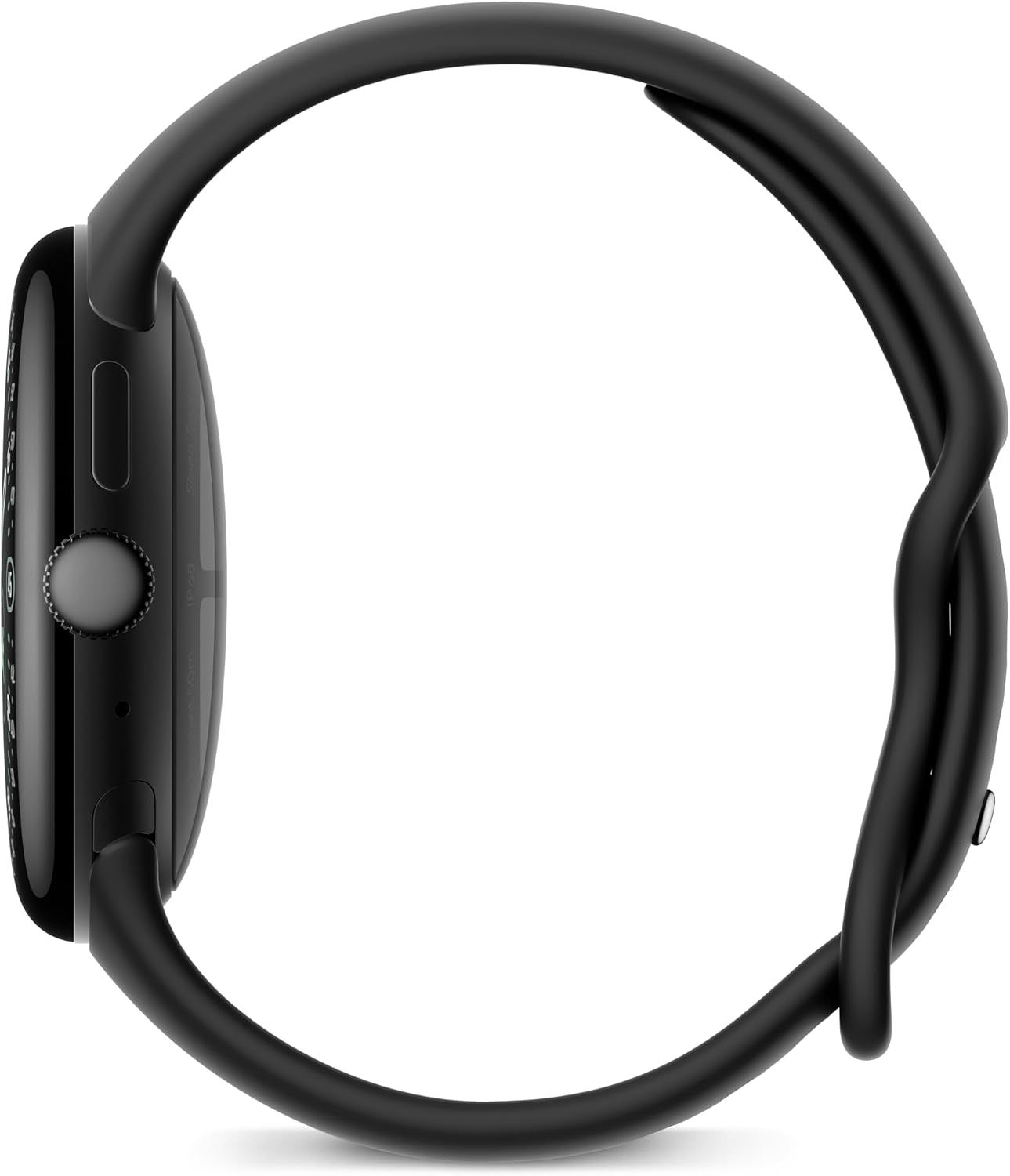 Google Pixel Watch 4 - 32GB - 45mm - Matte Black Aluminum Case with Obsidian Fluoroelastomer Active Band - Small Size by Google - Refurbished - Very Good condition - Image 3