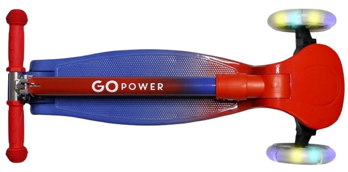 GoPowerBike GoRider Kick Scooter - Blue/Red by GoPowerBike - Image 2
