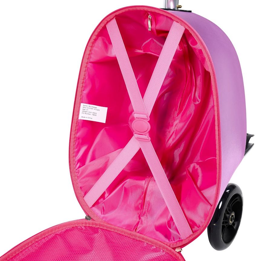 GoPowerBike GoVoyage Kids 2-in-1 Luggage Scooter - Pink by GoPowerBike - Image 4