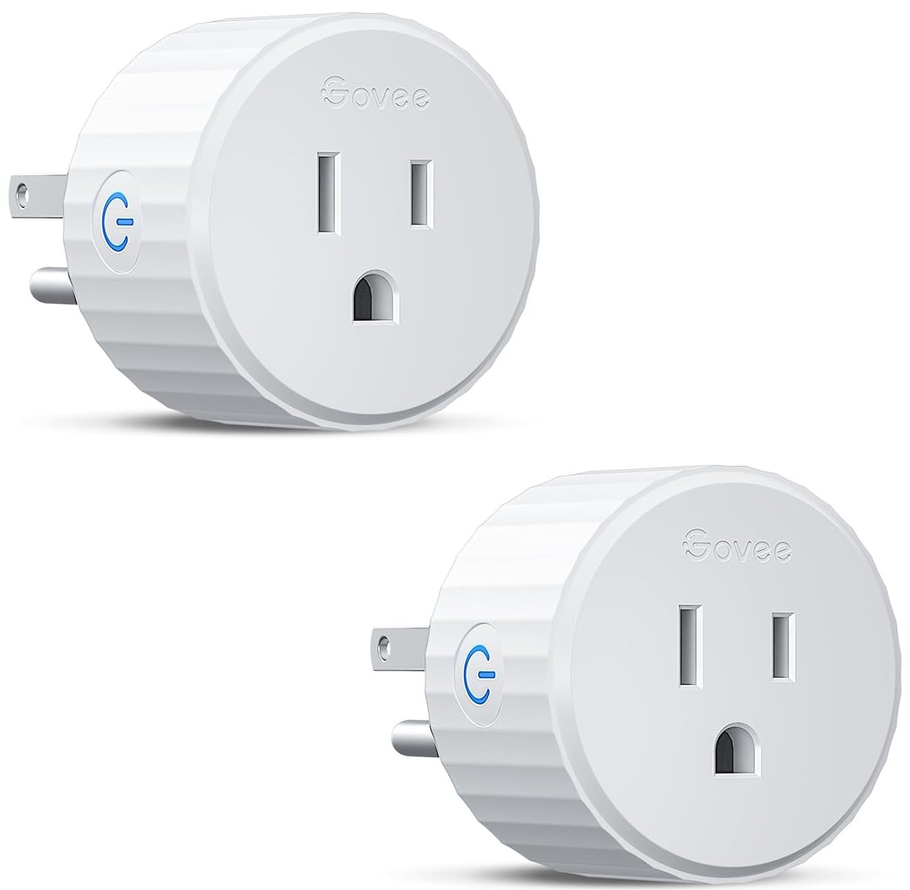 Govee Smart Plug WiFi Plugs Work with Alexa & Google Assistant Smart Outlet (2-Pack) - White by Govee - Refurbished - Premium condition - CA$25.69