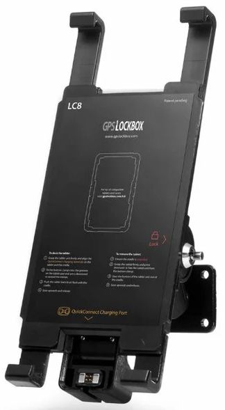 GPS LockBox Flex II Vehicle Mount & Cradle Kit for Samsung Galaxy Tab A WiFi 8″ (T380) - Black by GPS LockBox - Refurbished - Brand New condition - US$182.48
