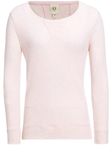 GreenTea Women's Brushed Waffle Top L - Light Pink by GreenTea - Image 3
