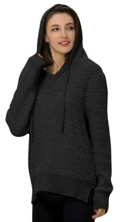 GreenTea Women's Popcorn Cozy Hoodie M - Black by GreenTea - Image 2