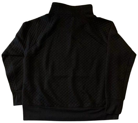 GreenTea Women's Quilt Pullover Top M - Black by GreenTea - Image 2