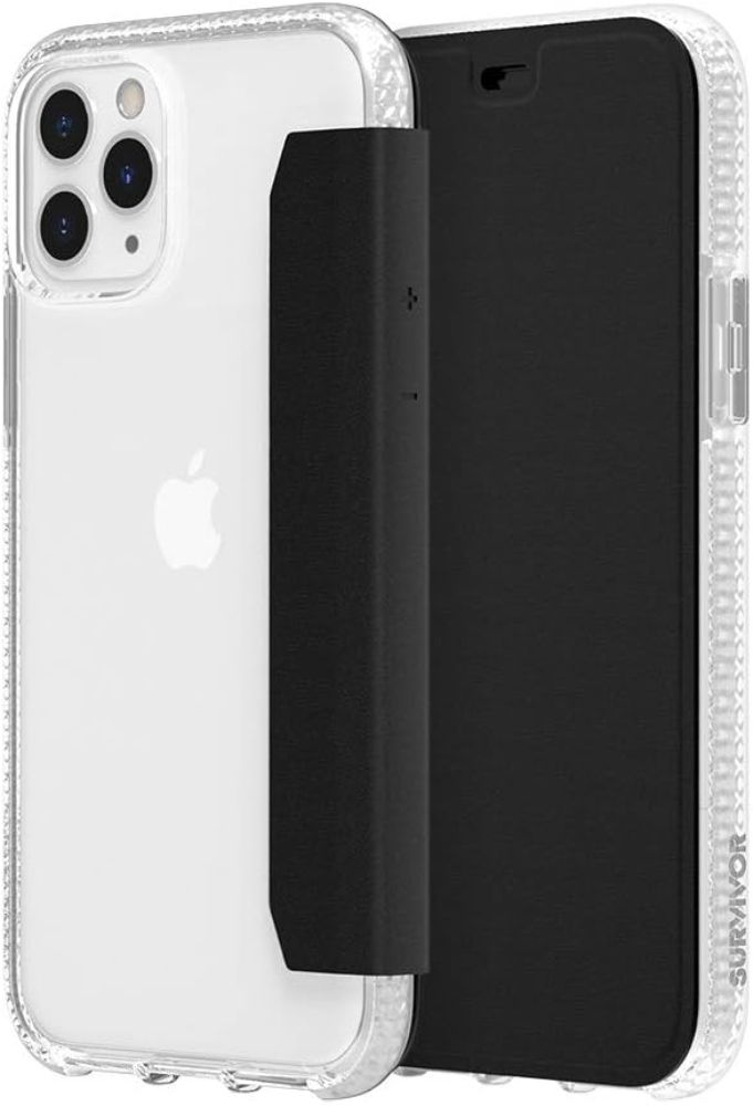 Griffin Survivor Clear Wallet Phone Case for Apple iPhone 11 Pro - Clear/Black by Griffin - Refurbished - Brand New condition - US$13.93