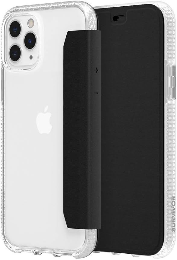 Griffin Survivor Clear Wallet Phone Case for iPhone 11 Pro Max - Clear/Black by Griffin - Refurbished - Brand New condition - US$8.78