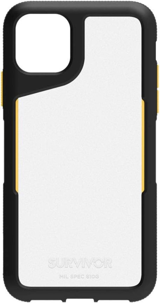 Griffin Survivor Endurance Phone Case for Apple iPhone 11 Pro Max - Black/Citrus by Griffin - Refurbished - Brand New condition - US$13.93