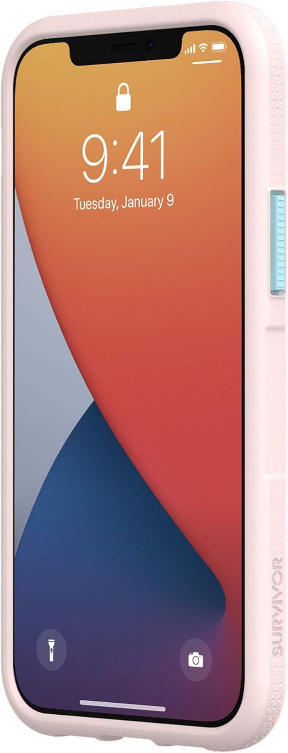 Griffin Survivor Endurance Phone Case for iPhone 12 Pro Max - Cloud Pink/Sky Blue by Griffin - Refurbished - Brand New condition - Image 3