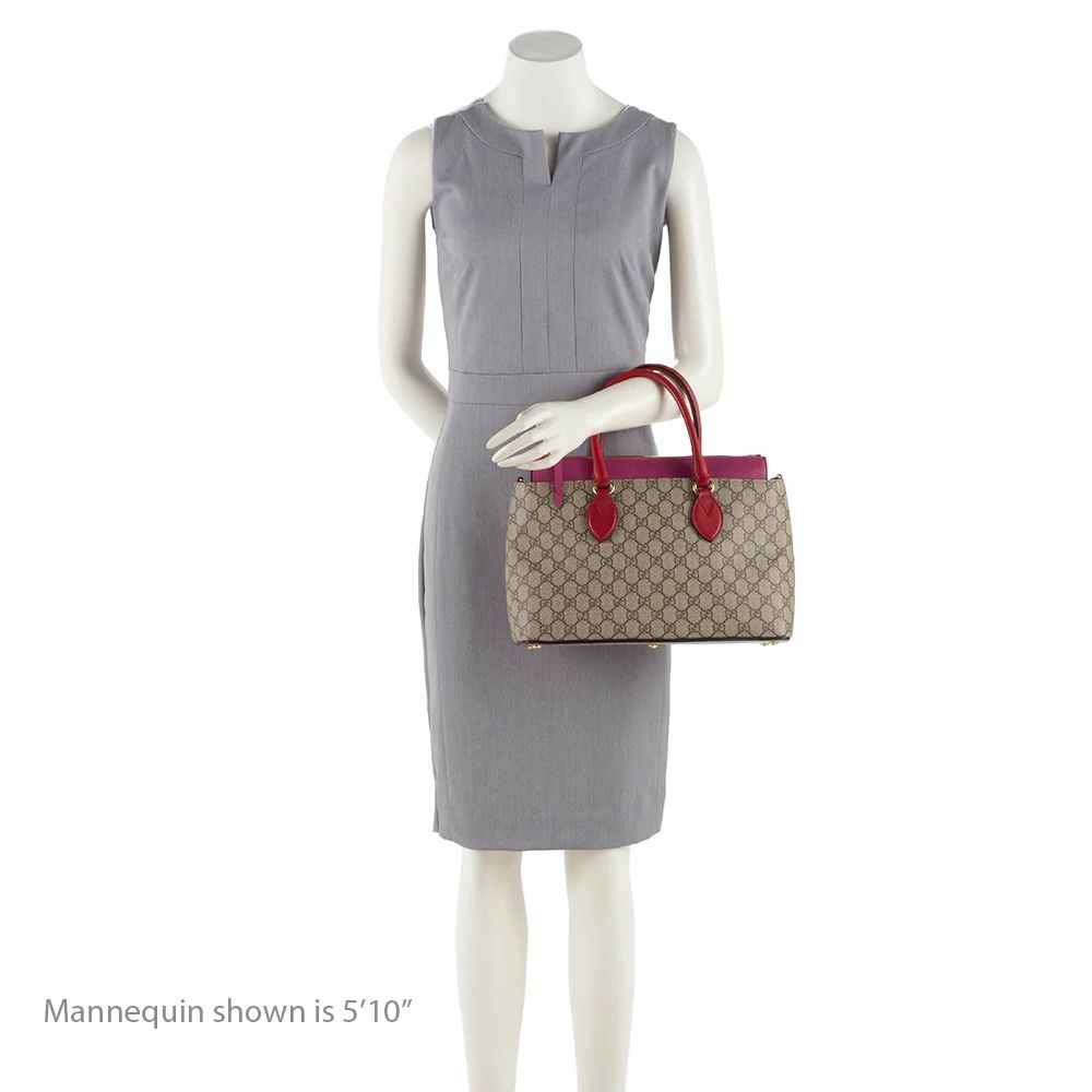 Gucci GG Supreme Small Tote - Coated Canvas - Beige by Gucci - Image 5