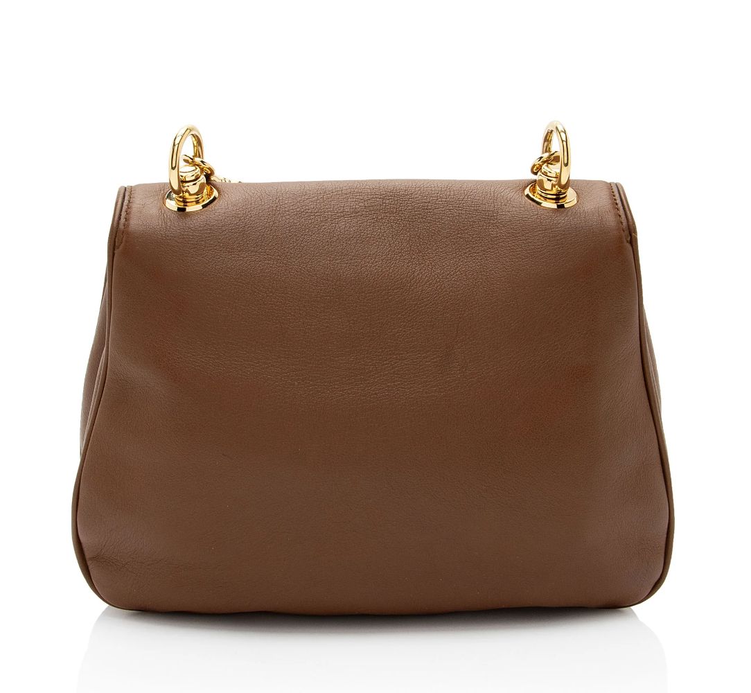 Gucci Leather Blondie Medium Shoulder Bag - Leather - Brown by Gucci - Image 3