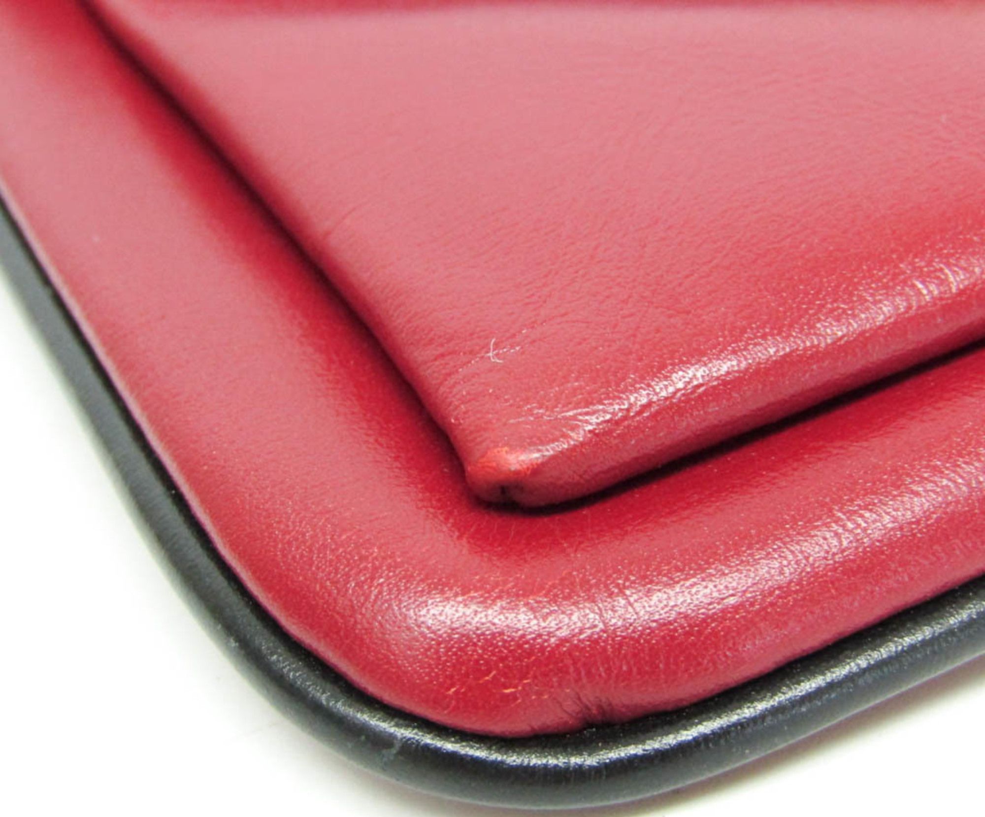 Gucci Leather Shoulder Bag - Leather - Black/Dark Red by Gucci - Image 5