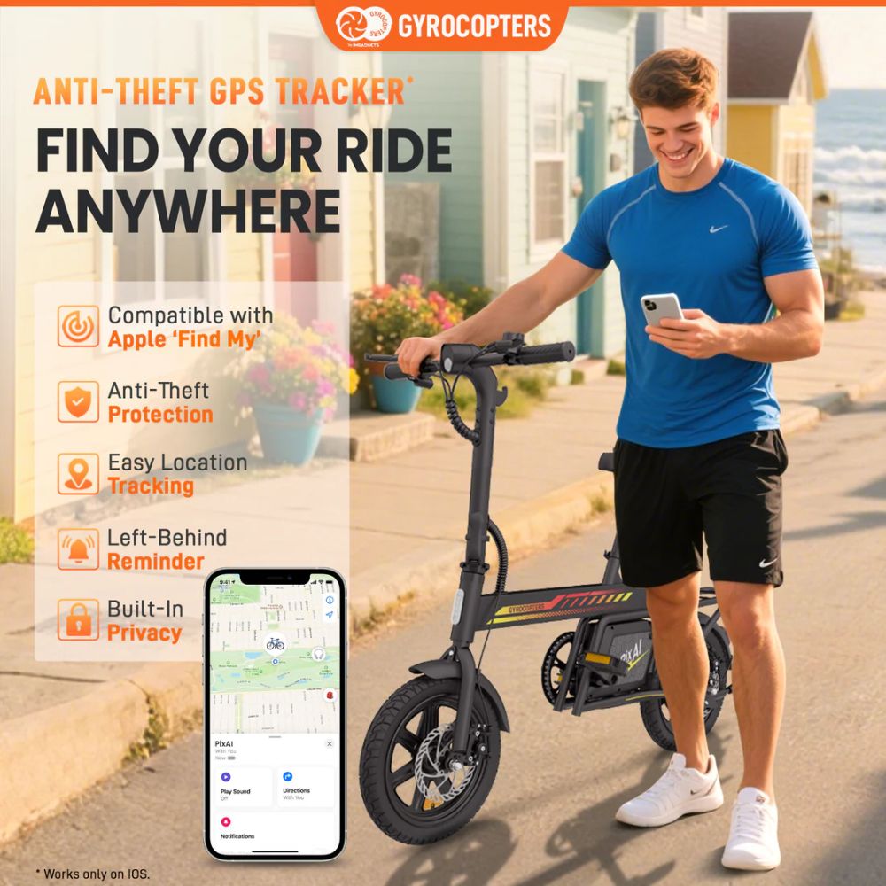 Gyrocopters PixAI Electric Foldable Cargo Bike - Black by Gyrocopters - Image 6