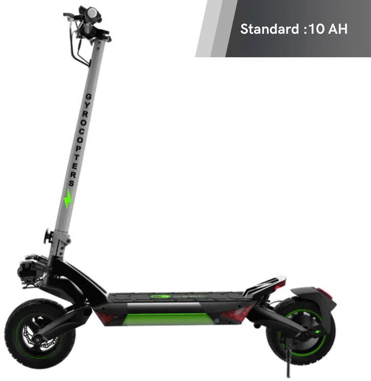 Gyrocopters Plaid Off Road Electric Scooter (Standard Plaid) - Grey by Gyrocopters - Refurbished - Very Good condition - Image 2