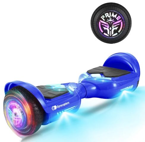 Gyrocopters Prime Hoverboard with Wireless Music Speaker - Blue by Gyrocopters - Refurbished - Very Good condition - CA$172.48