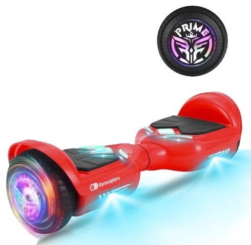 Gyrocopters Prime Hoverboard with Wireless Music Speaker - Red by Gyrocopters - Refurbished - Very Good condition - CA$172.48