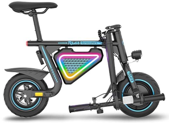Gyrocopters Radi8 Electric Ride-on Scooter - Black by Gyrocopters - Image 3