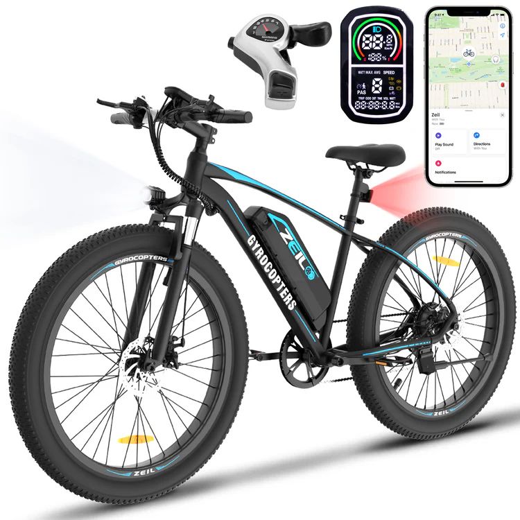 Gyrocopters Zeil Mountain E-Bike - Black by Gyrocopters - Refurbished - Excellent condition - CA$1308.98