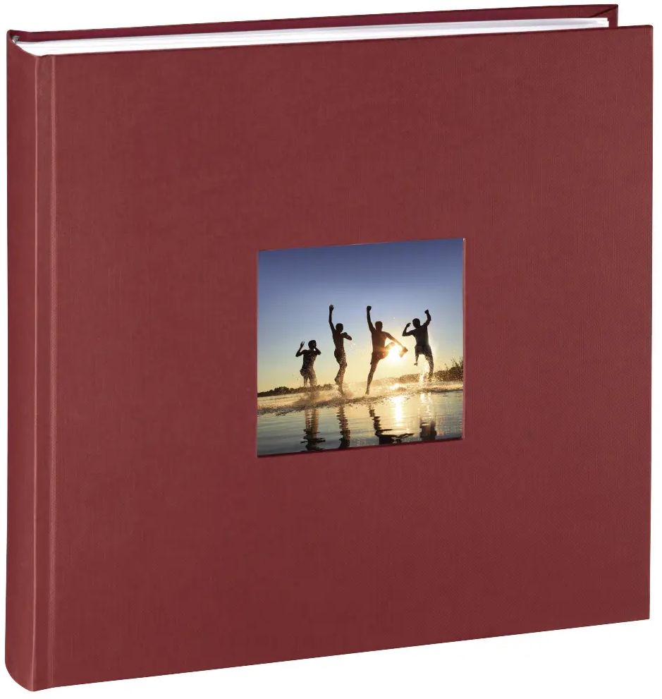 Hama Fine Art Bookbound Dry Mount 300x300 Bordeaux Jumbo Photo Album (100 Page) - Red by Hama - Image 2