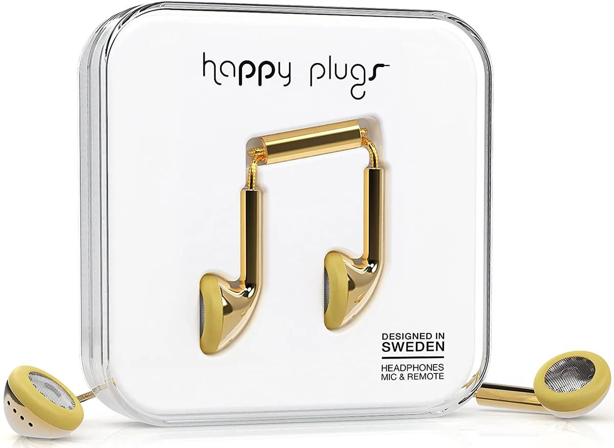 Happy Plugs Earbud Earphones - Gold by Happy Plugs - Refurbished - Very Good condition - CA$40.99