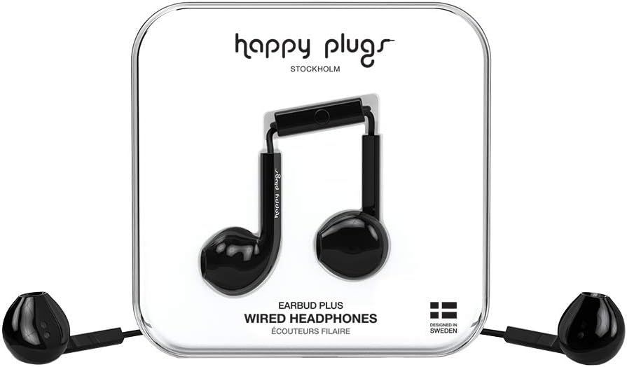 Happy Plugs Earbud Plus In-Ear Headphones - Black by Happy Plugs - Image 2