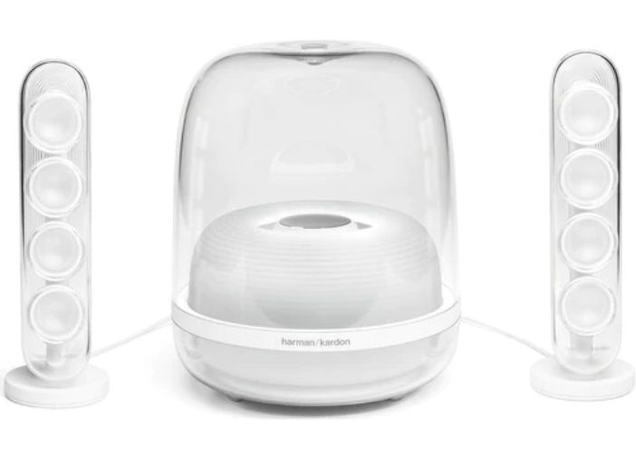 Harman Kardon SoundSticks 4 Bluetooth Speaker System - White by Harman Kardon - Refurbished - Very Good condition - US$505.98