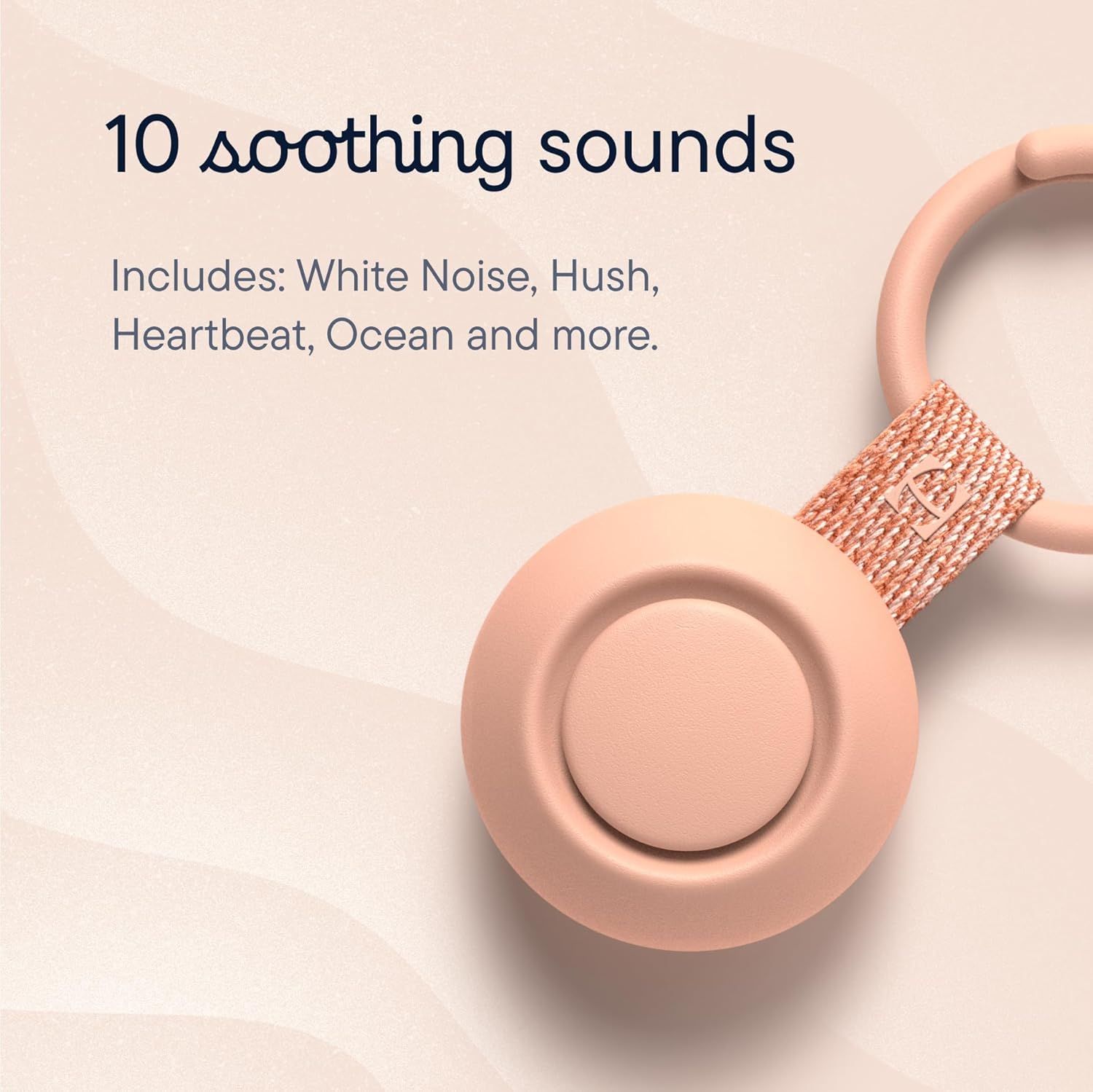 Hatch Rest Go Portable Sound Machine - Peach by Hatch - Refurbished condition - Image 9