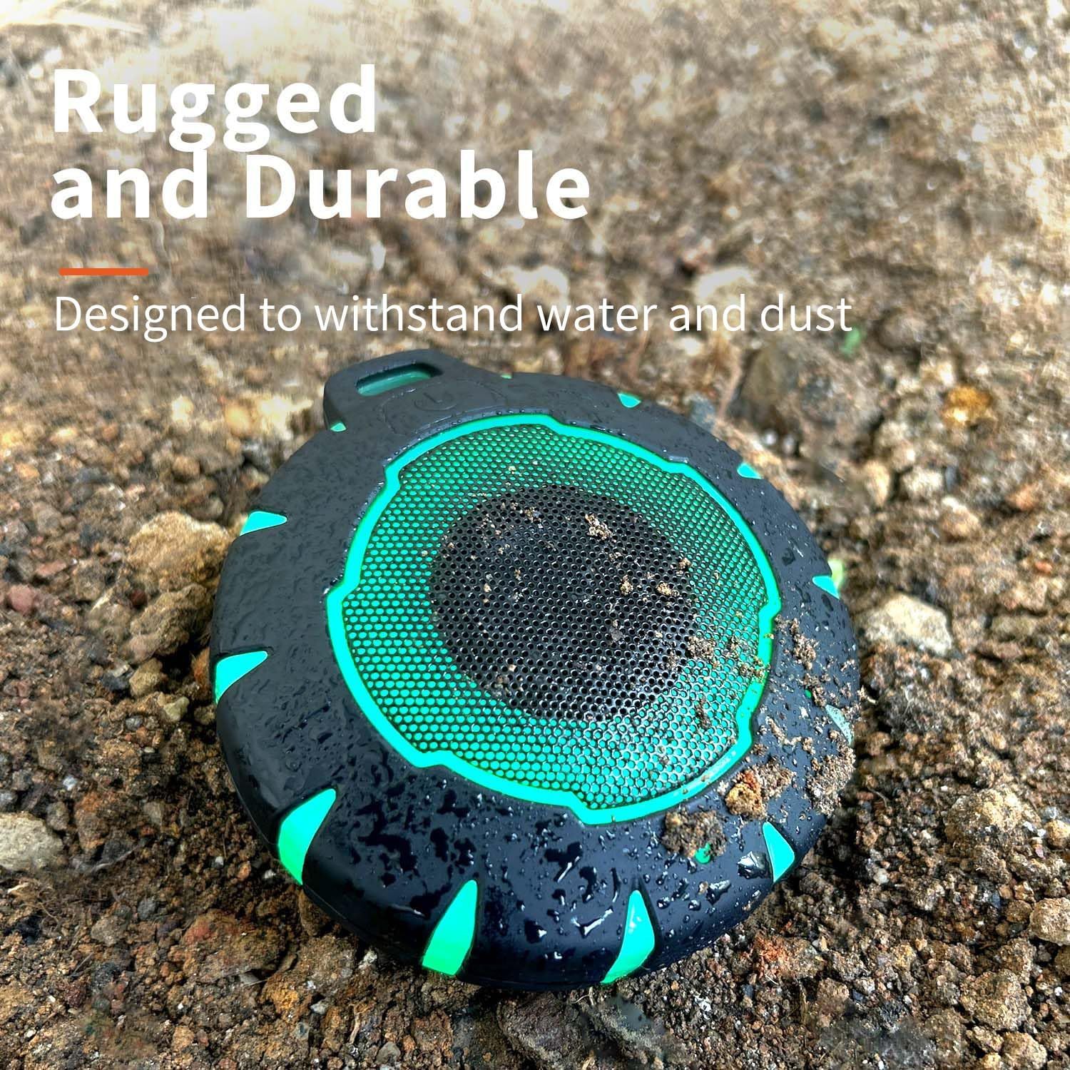 HEYSONG Waterproof Shower Bluetooth Speaker B18L - Black by HEYSONG - Refurbished - Very Good condition - Image 2