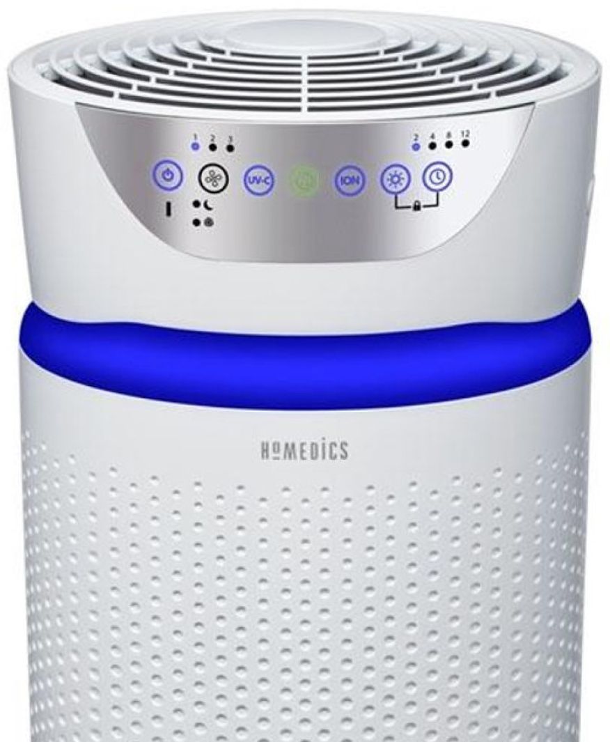 Homedics 5-in-1 UV-C Extra Large Air Purifier - White by Homedics - Image 3