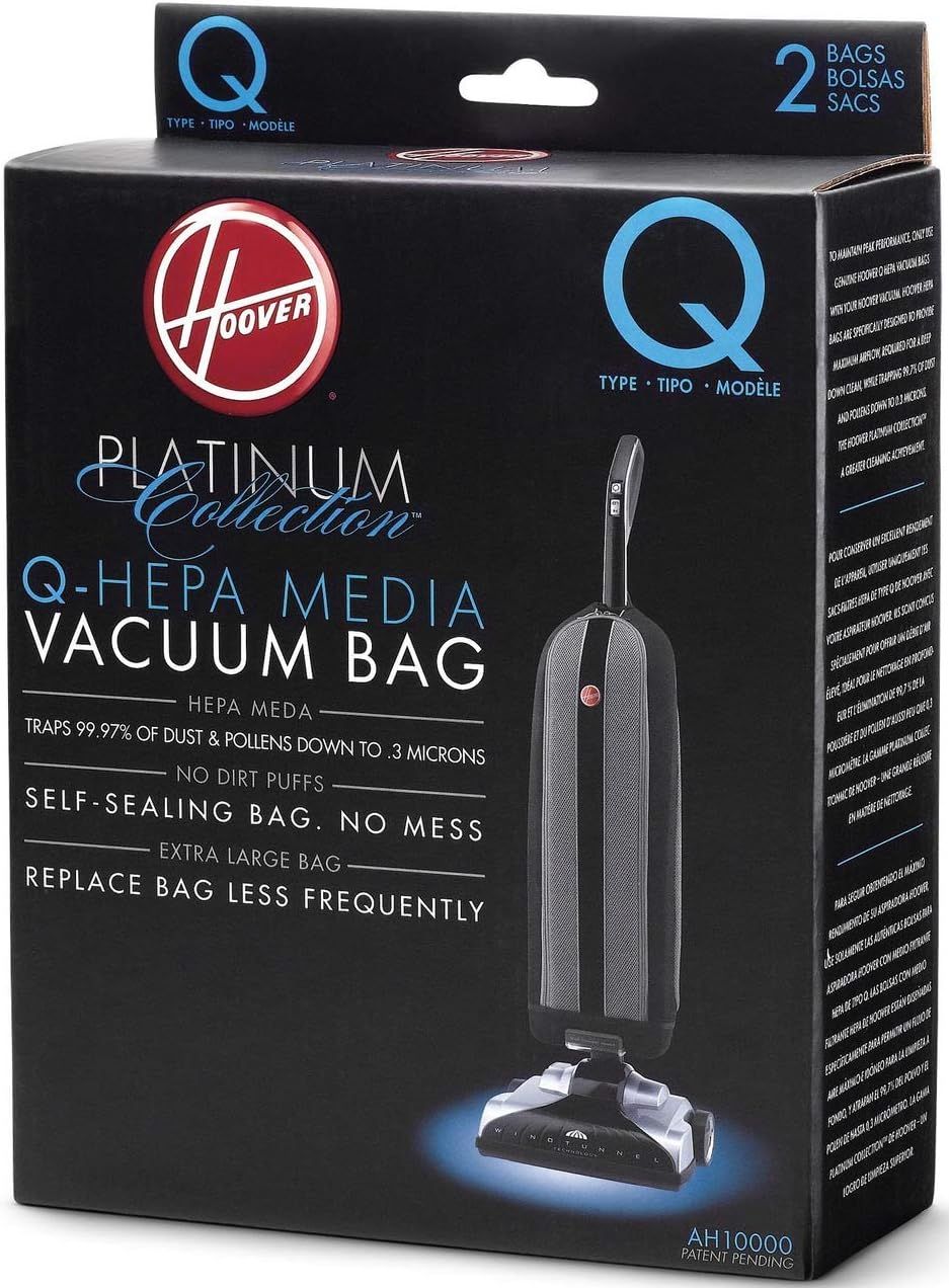 Hoover AH10000 Platinum Type-Q HEPA Vacuum Bag (2-Pack) - White by Hoover - Image 2