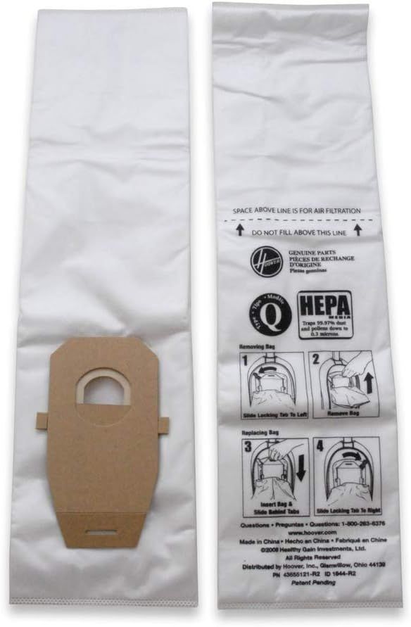 Hoover AH10000 Platinum Type-Q HEPA Vacuum Bag (2-Pack) - White by Hoover - Image 3