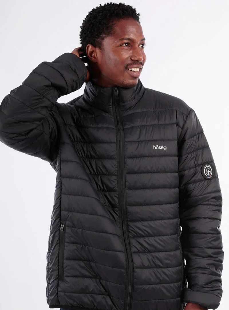 Hoseg Men's Alpafill 60 Hooded Puffer Jacket (XS) - Phantom by Hoseg - Image 3