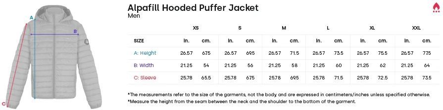 Hoseg Men's Alpafill 60 Hooded Puffer Jacket (XS) - Phantom by Hoseg - Image 4