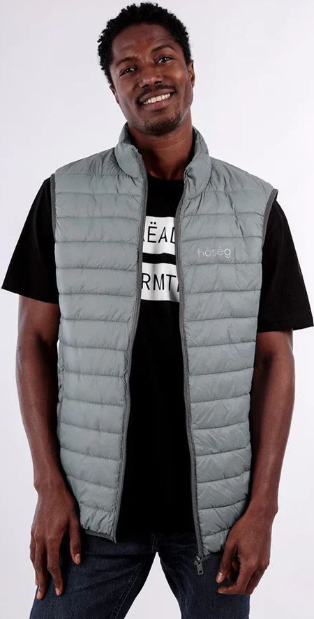 Hoseg Men's Alpafill 60 Puffer Vest (XL) - Limestone by Hoseg - Image 3