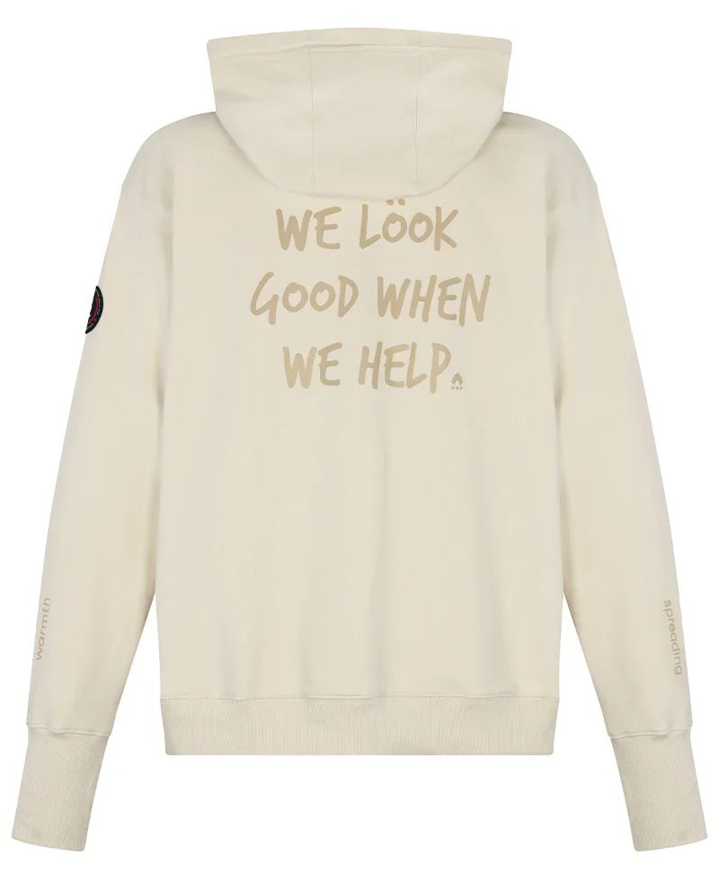 Hoseg Men's Hoodie (XL) - Artic Wolf by Hoseg - Image 2