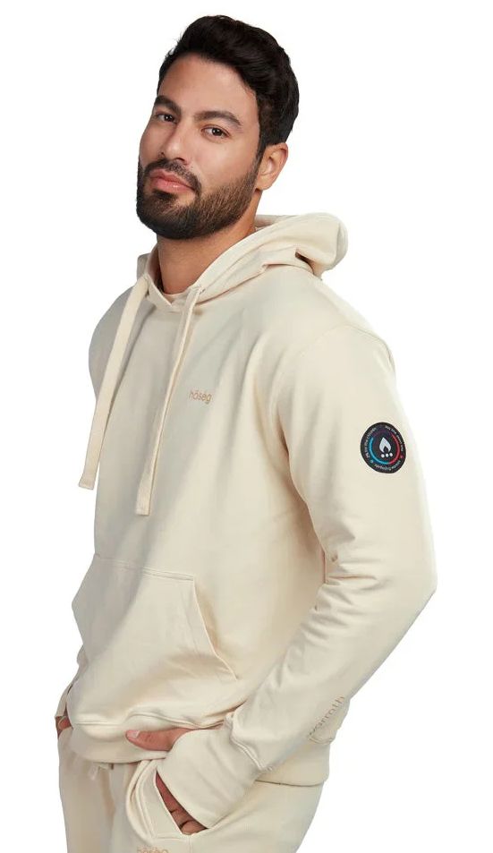 Hoseg Men's Hoodie (XL) - Artic Wolf by Hoseg - Image 3