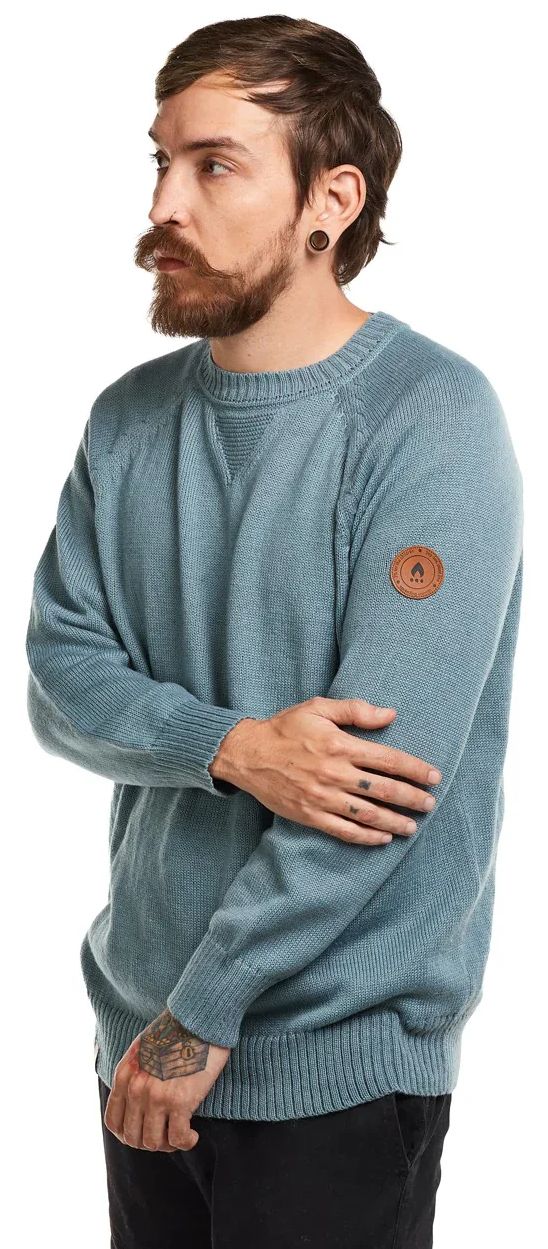 Hoseg Men's Knitwear Sweater (L) - Glacier by Hoseg - Image 3